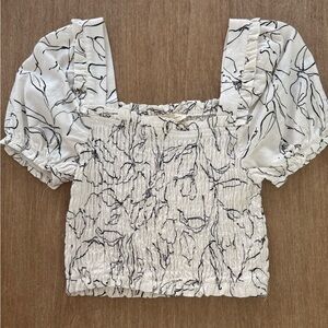 Monteau Los Angelos Linen Blouse